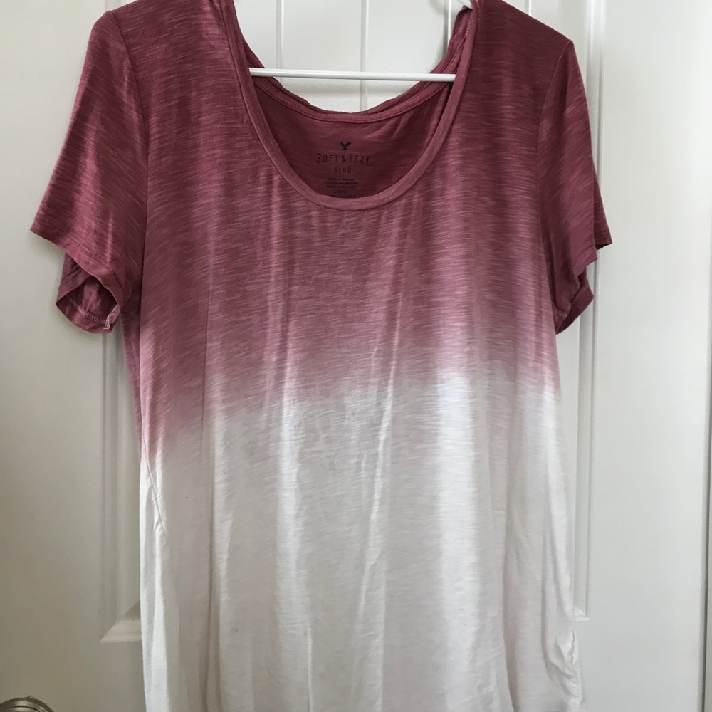 AEO Soft and Sexy “slub” Ombré Tee